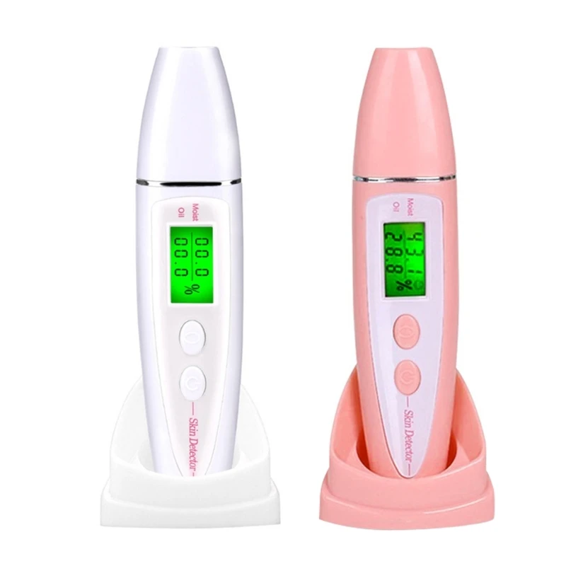 Precise Detector LCD Digital Skin Oil Moisture Tester for Face Skin Care with Bio-technology Beauty Spa Monitors Dropship