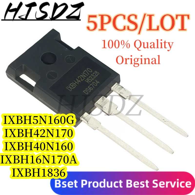 100% Quality【10PCS/LOT】 IXBH5N160G IXBH42N170 IXBH40N160 IXBH16N170A IXBH1836 TO247 MOS FET TO-247/