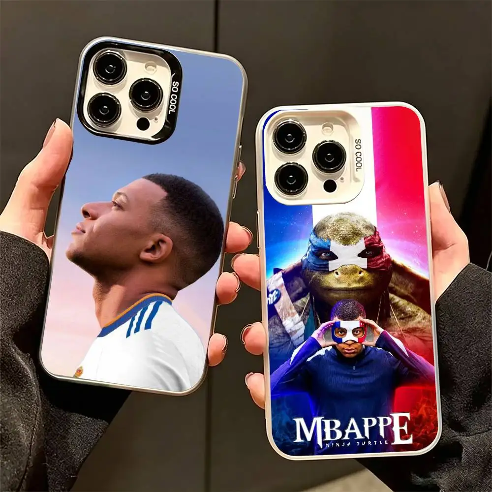 Чехол для телефона P-Mbappé in action для iPhone 17, 16, 15, 14, 13, 12, 11, XS, SE, Pro, Max, Plus, матовый, противоударный, защитный