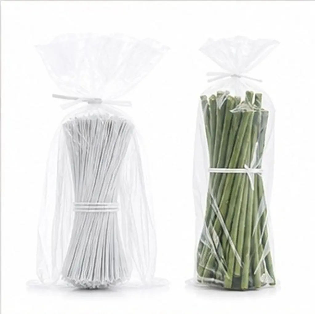 1000pcs Galvanized Iron Wire for Cable Management, Garden Support & Plant Training – Rust Resistant Heavy Duty