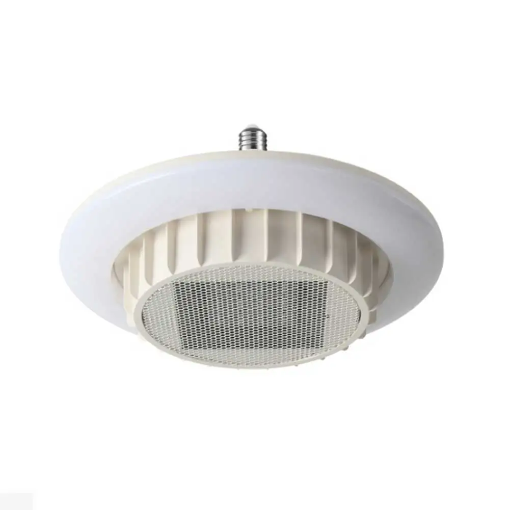 1200W E27 Electric Heating Fan Light with Remote 3 Speed Ceiling Mounted Heater for Bathroom Bedroom Dining Room