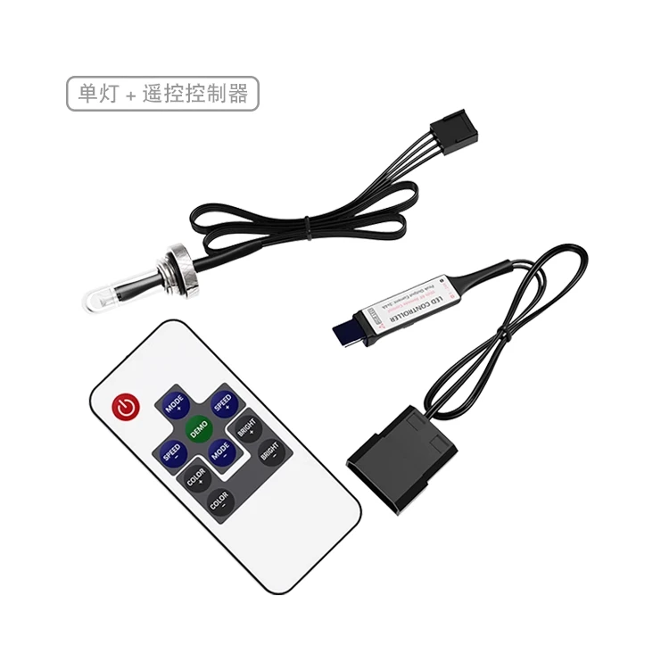 FreezeMod Ánh Sáng RGB Cắm Nước Làm Mát Đèn Đồng Bộ ASUS Bo Mạch Chủ AURA Điều Khiển, RGB-15