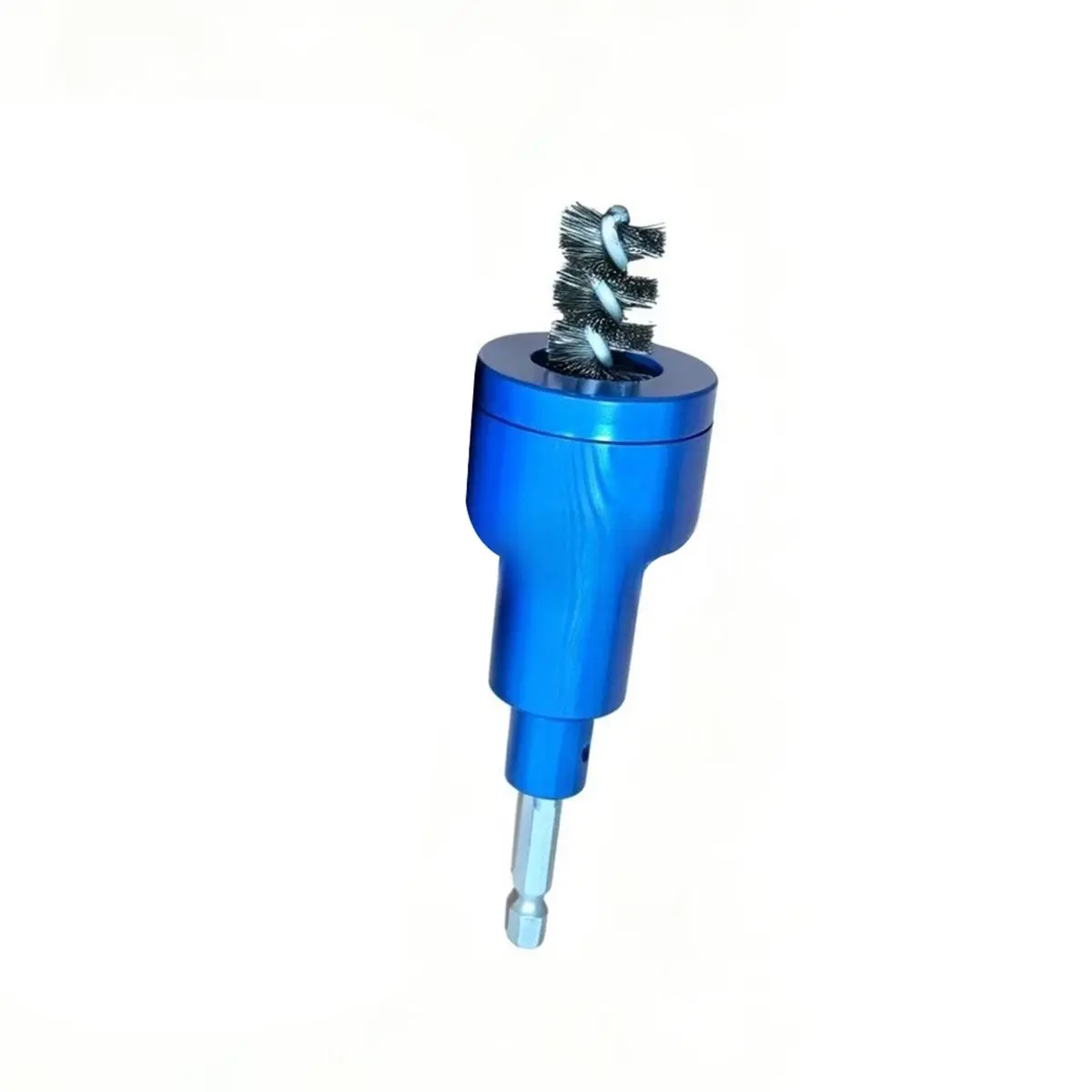 DT38 Copper Pipe Cleaning Brush Set Copper Pipe Cleaner Tool Hex Shank Wire Tube Brush Metal Rust Removal Tools B