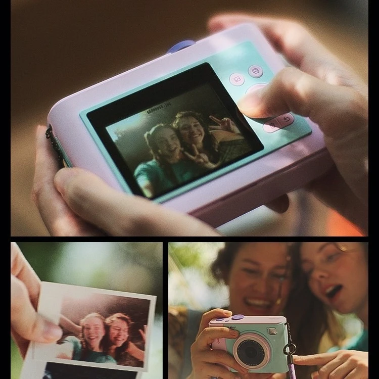 Camera WIFI Transfer Mini Film Camera Direct Out Color Photos Holiday Birthday Gifts