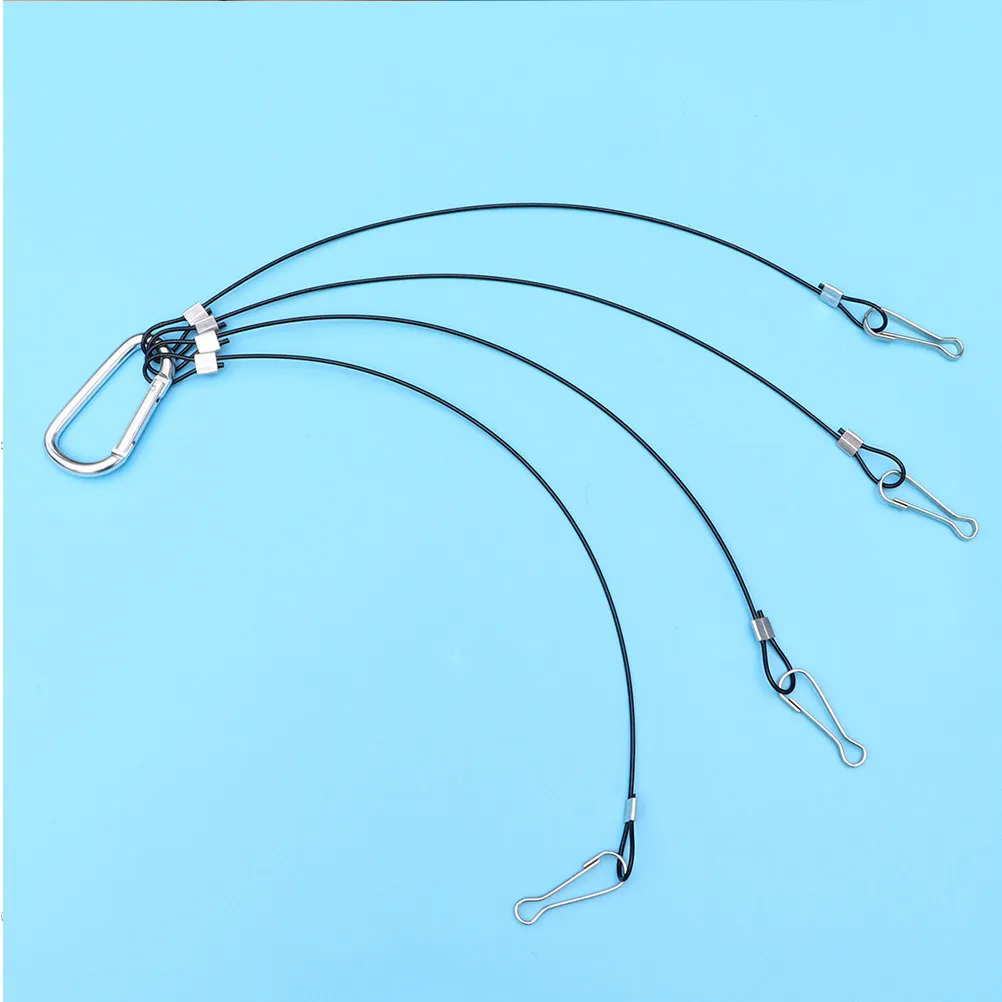 

Набор из 10 креплений для фитоламп: прочные веревки из нержавеющей стали для светодиодных фитоламп, длина 300 мм, с крючками