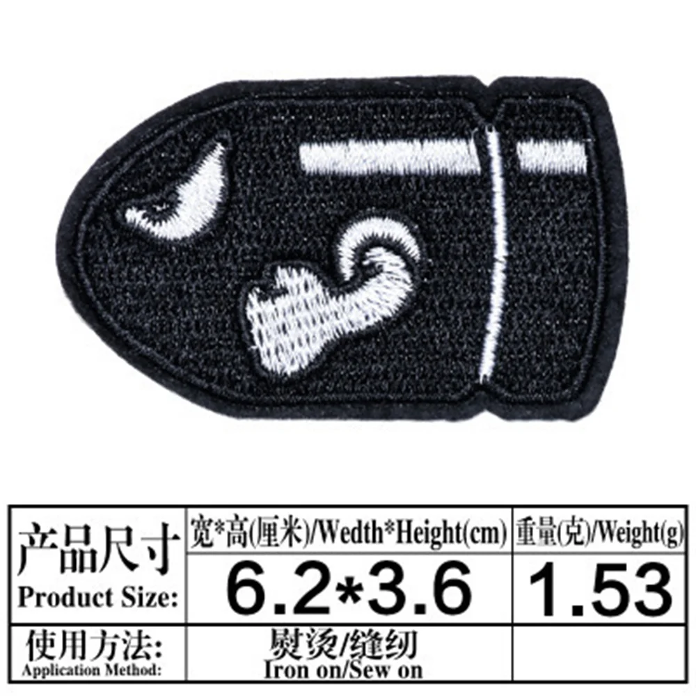 Cartoon Characters Icon Ironing Patch Anime Game Figure Dinosaur  Mushroom Applique Embroidery DIY Accessories Clothes Patch