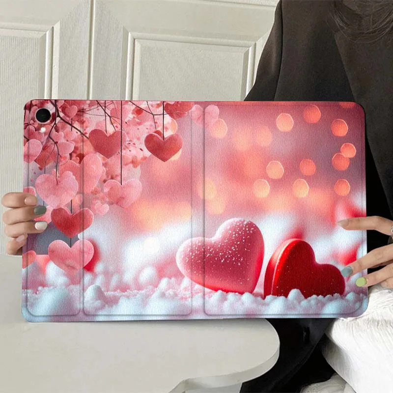 

Sparkling Art Love Heart For Samsung Galaxy Tab A7 A A8 A9 A11 S6 S11 10.1 10.4 10.5 Inch Lite PLus Soft Tablet Case Gift
