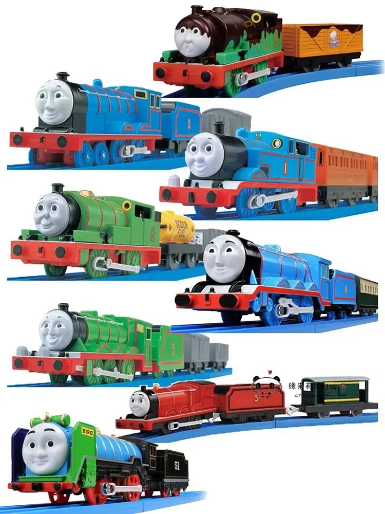 TAKARA TOMY TOMICA Electric train Pule Road Tomas Anne and Krabelle Track Toy Gordon set, holiday gift for children.