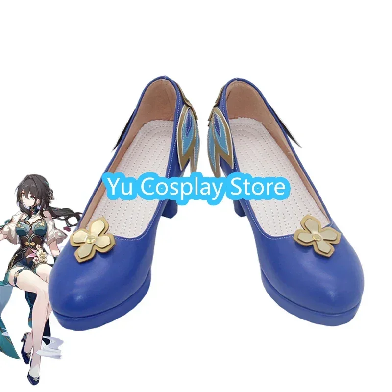 

Игра Honkai Star Rail RUAN MEL обувь для косплея обувь из искусственной кожи Хэллоуин карнавальные ботинки реквизит для косплея на заказ