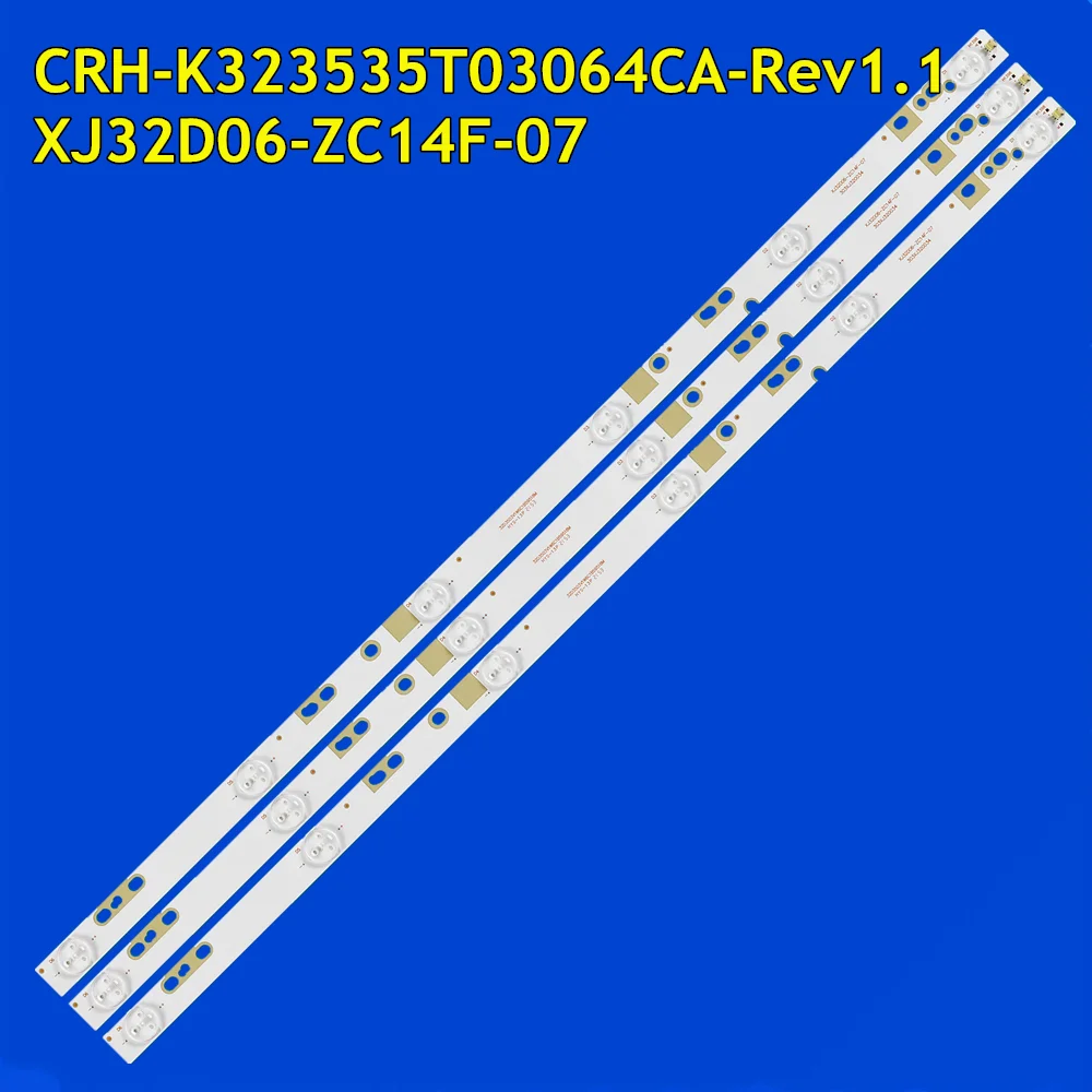 Taśma LED do 32J1M LED32T8 LED32538M 32E2000 LED32C8 32LEM-1031/TS2C 32LEX-5007/T2C CRH-K323535T03064CA-Rev1.1 XJ32D06-ZC14F-07