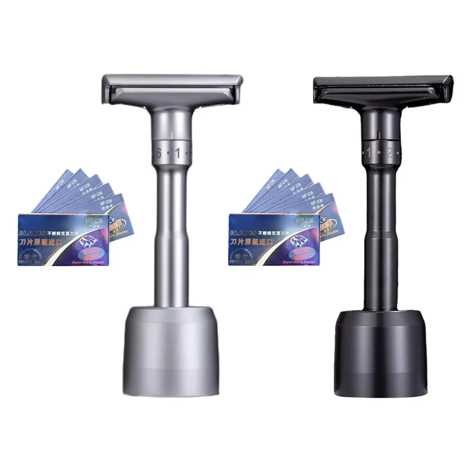 

Adjustable Double Edge Safety Razor Wet Shaving Shaver for Barber Shop