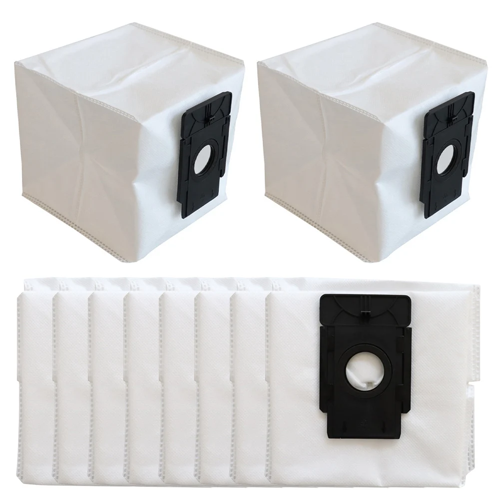 Automated Cleaning White And Black Robot Vacuum Bags 4L Dust Bags Suitable For RVA200 Includes 10 Bags Includes 4 Bags