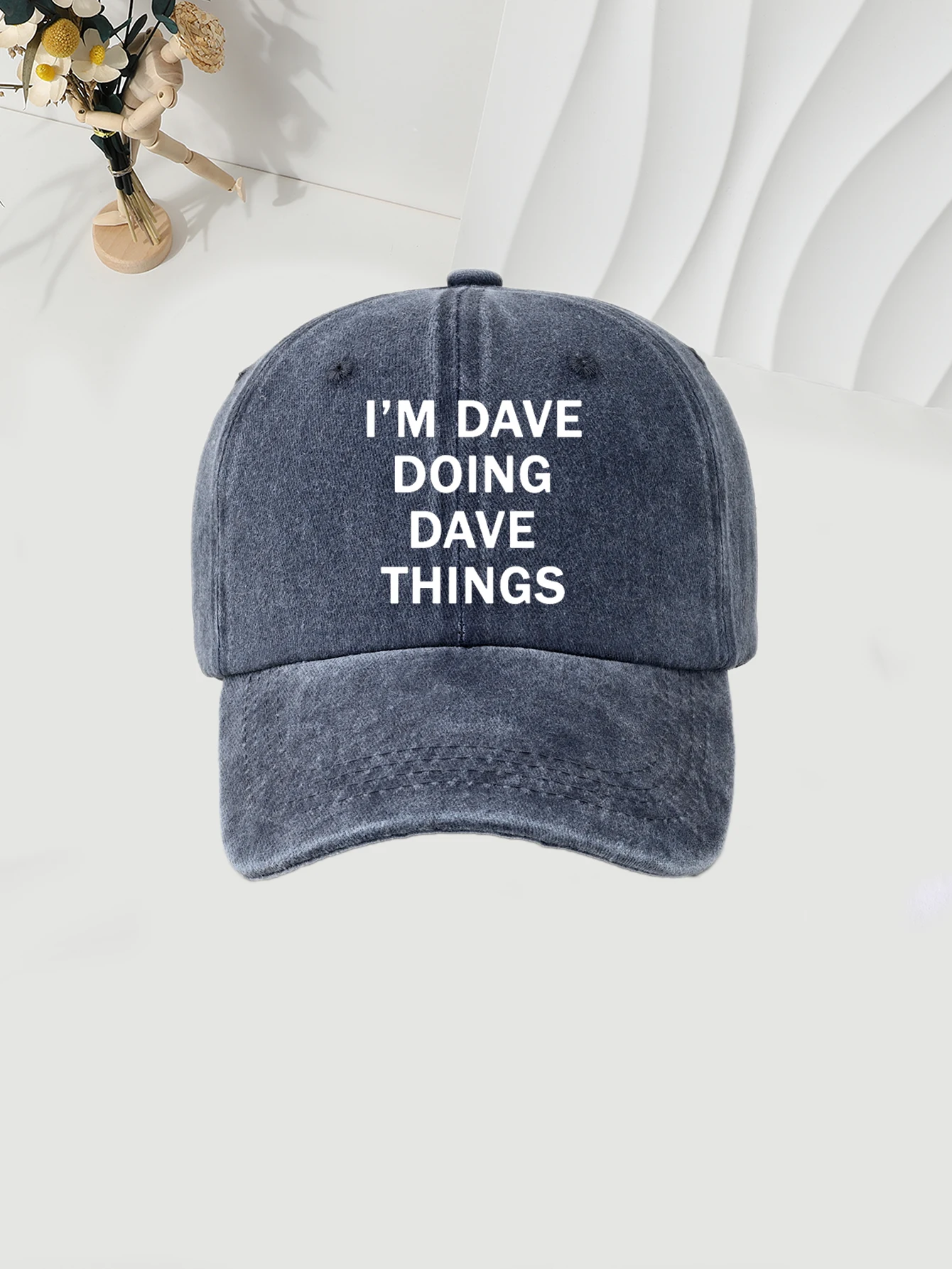 

Бейсболка с принтом I Am Dave — стиль ретро, регулируемая нейтральная шляпа, идеальная защита от солнца для активного отдыха, 100% хлопок, модный стиль унисекс, пасхальный, Хэллоуин, рождественское платье
