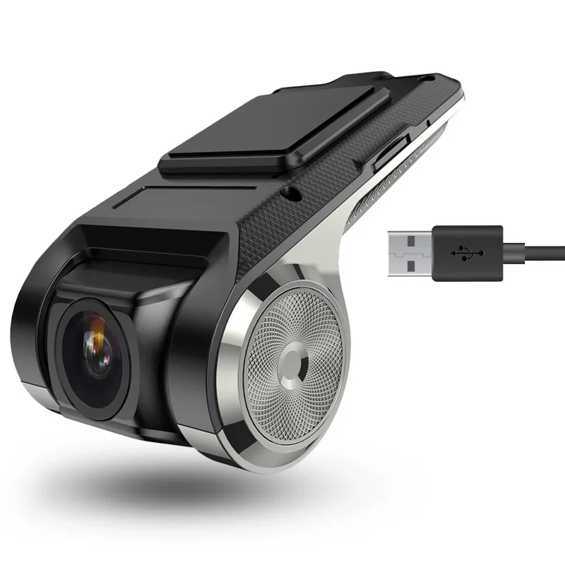 Car DVR Dash Cam Full HD 720P Dash Cam For DVD Android Player ADAS LDWS Navigation Unit Auto Audio Voice Alarm Video Recording