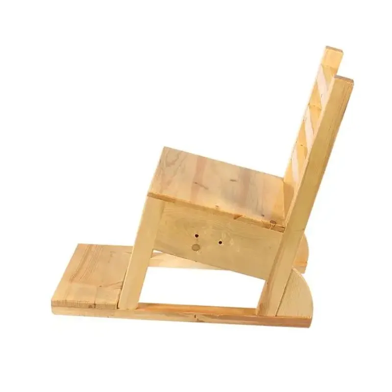 Hyperactive children's positioning chair, special school fixed oblique solid wood chair, high muscle tension children's position