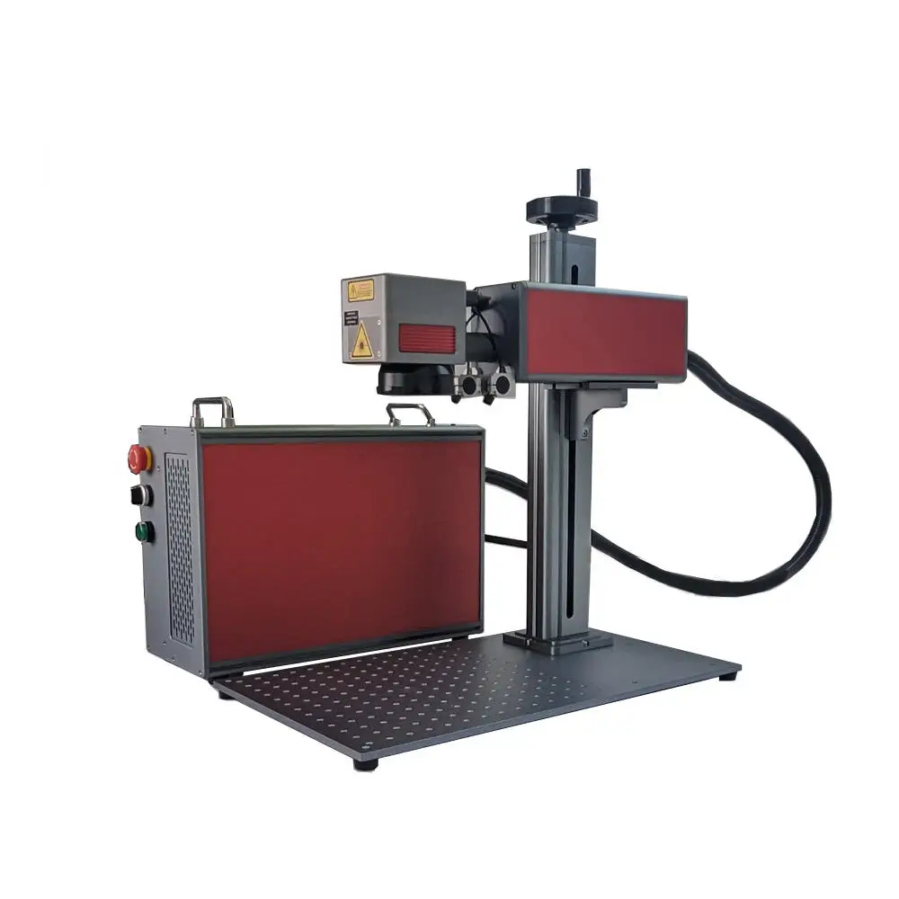 HM Portable Metal 20W Laser Marking Machine Manufacturers Desktop Mini Fiber Laser Marking Machine Price