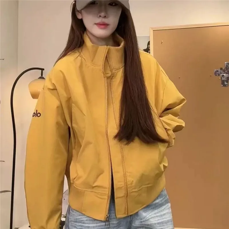 American Retro Little Women's Short Baseball Uniform Coat 2025 Autumn New Female Students Korean Jacket Loose Top Overwear