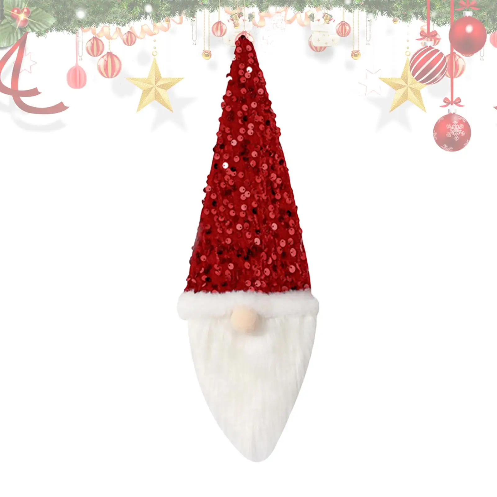 Wine Bottle Cover Christmas Gnome Champagne Cover With Sequin Decorative Wine Bottle Sleeve For Centerpiece Party Gathering Home