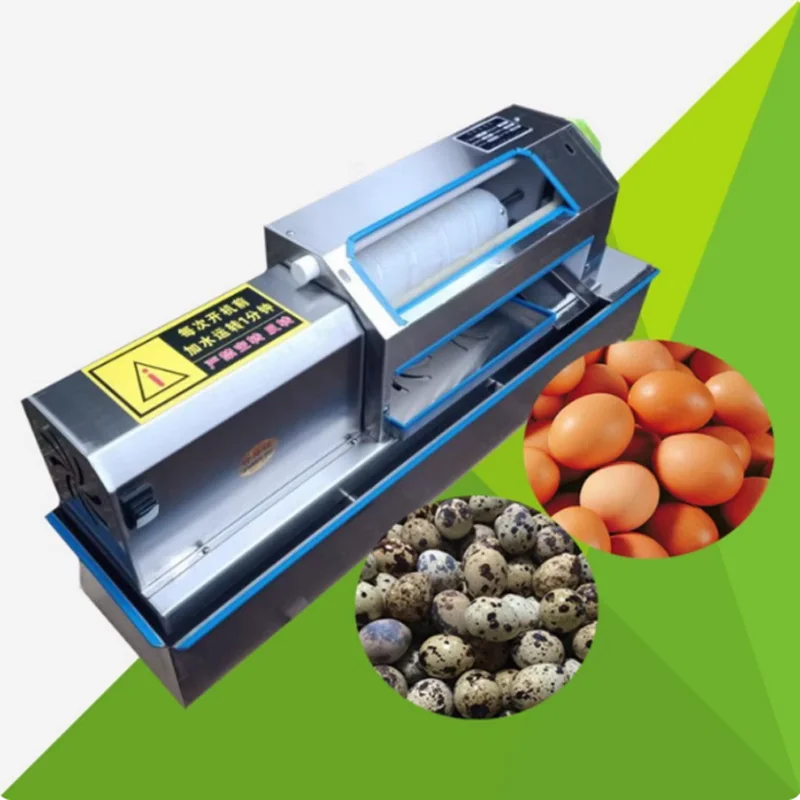 

Новая модель 2026 года: Автоматическая электрическая машина для очистки перепелиных яиц для ресторанов и кейтеринга