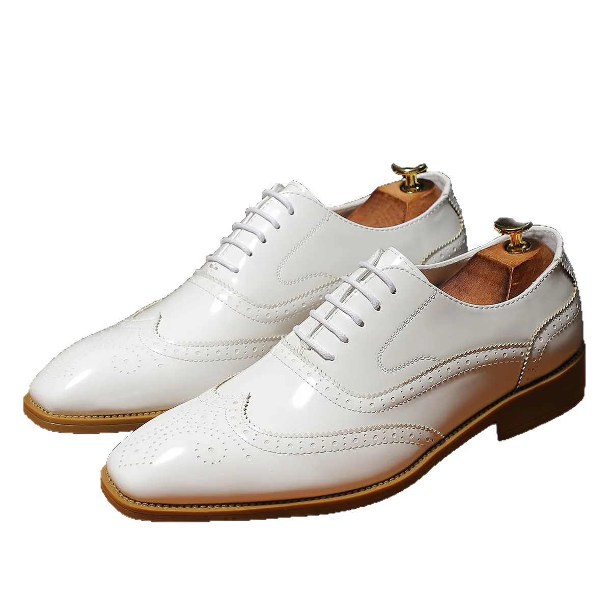 Men's British style multi style business formal pointed men's shoes