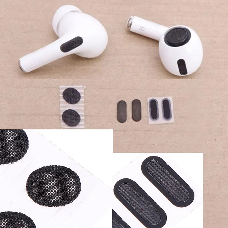 2set Repair Parts Replace Dust Filter Mesh Protective Filter Earphone Filter For Airpods Pro Dirty Proof Mesh 