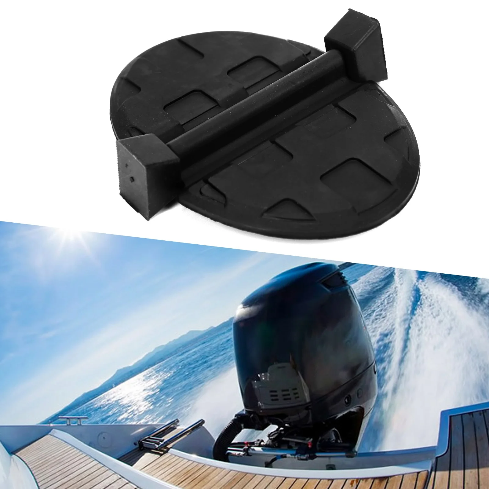 Exhaust Flapper for Mercruiser Exhaust Flapper Water Shutter with Grommets Fit for Mercruiser 2.5L 3.0L 3.7L 60930
