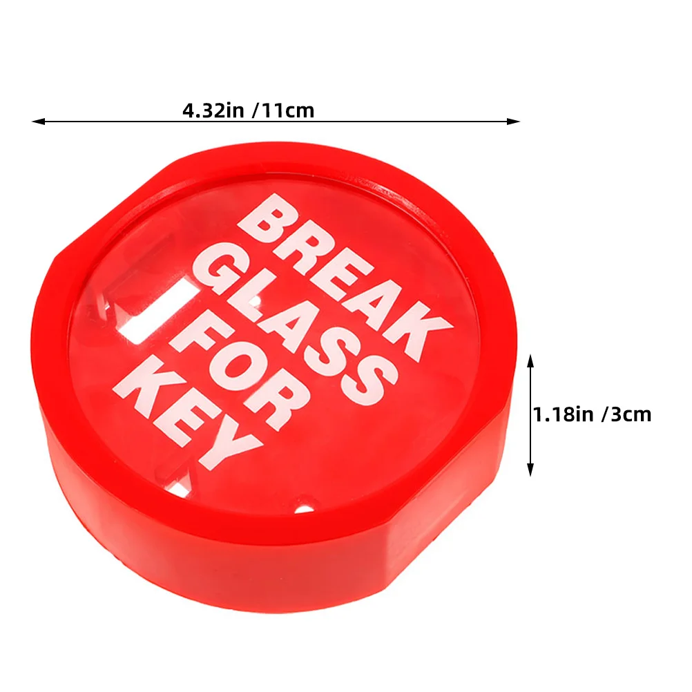 Wall Mount Emergency Door Key Locking Box Sturdy Fire Case for Window Key Holder Outdoor