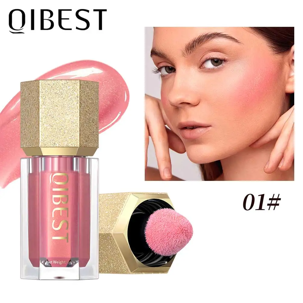 

Cheek Rouge 3 Colors Silky Smooth Brighten Skin Multi-use Natural Cheek Tint Blush Face Makeup Liquid Blush 1pcs Face Blusher