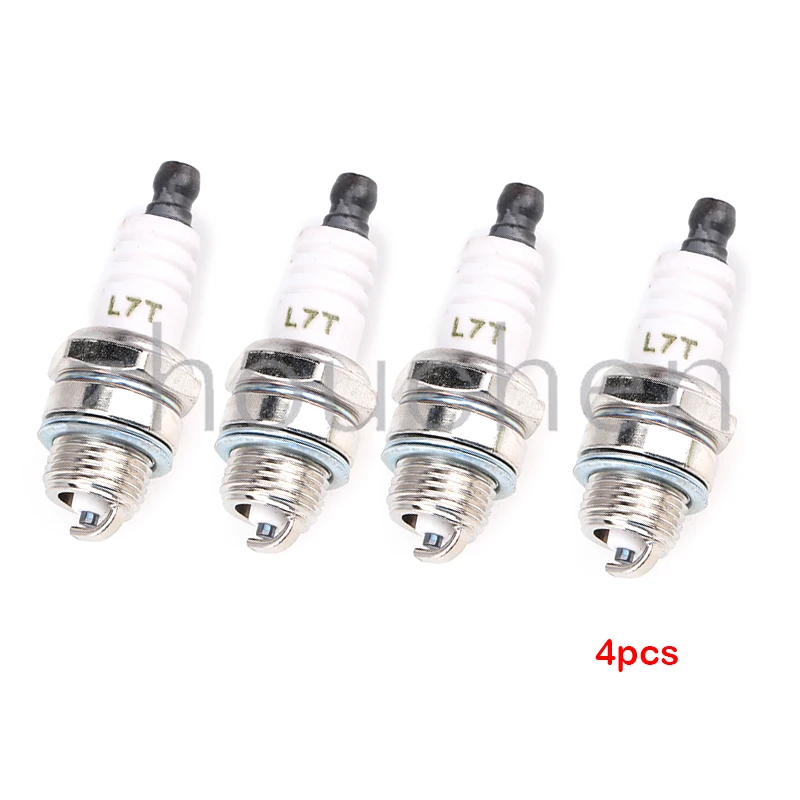 4pcslot High Quality Spark Plug L7T L7TC FOR 2 STROKE ATV MINI SUPER POCKET BIKE Trimmer Mower 47CC 49CC 50CC