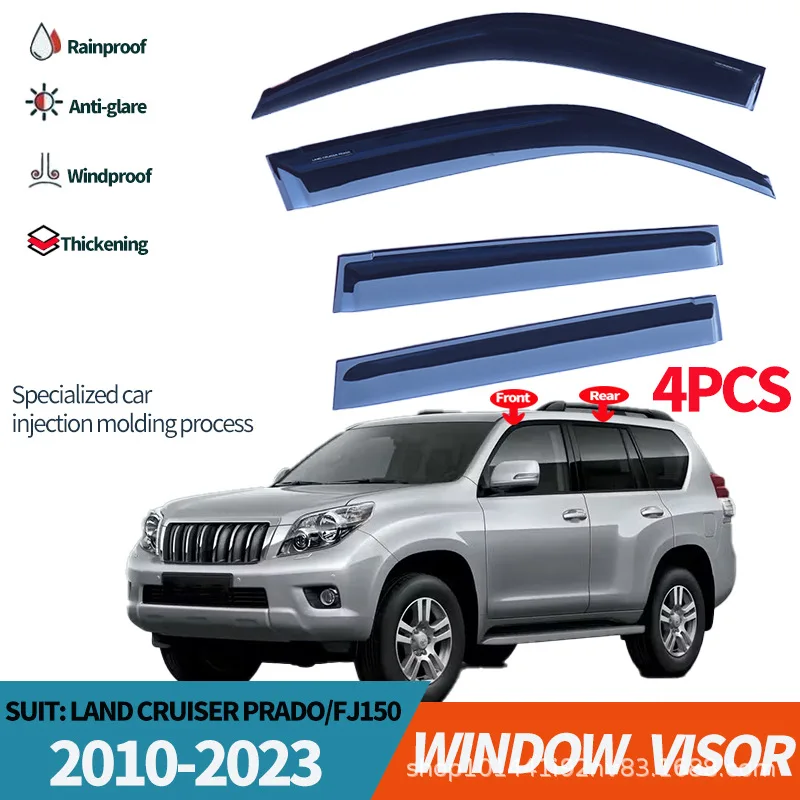 

Suitable for Toyota Prado rain shield for toyota Prado fj150 2010+Window visor rainproof car accessories