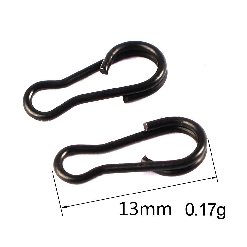 

150 PCS/Set Fishing Ring Snap Connector Swivel Hook Bearing Swivels Barrel