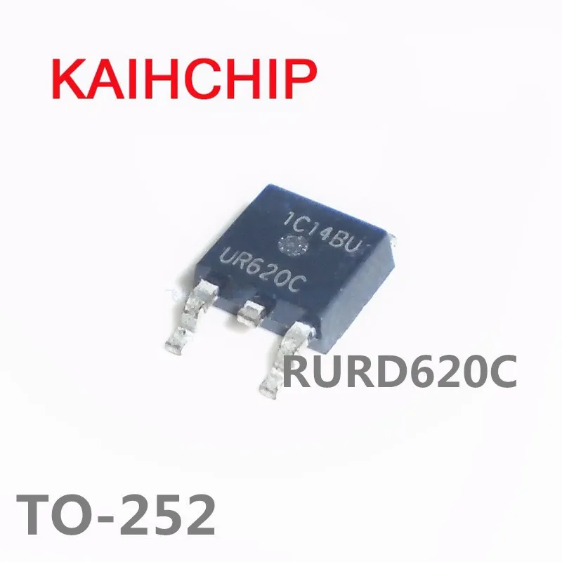 10pcs/lot RURD620CCS9A RURD620C UR620C TO-252-3L   200V  6A Switching Power Supplies Power Switching Circuits