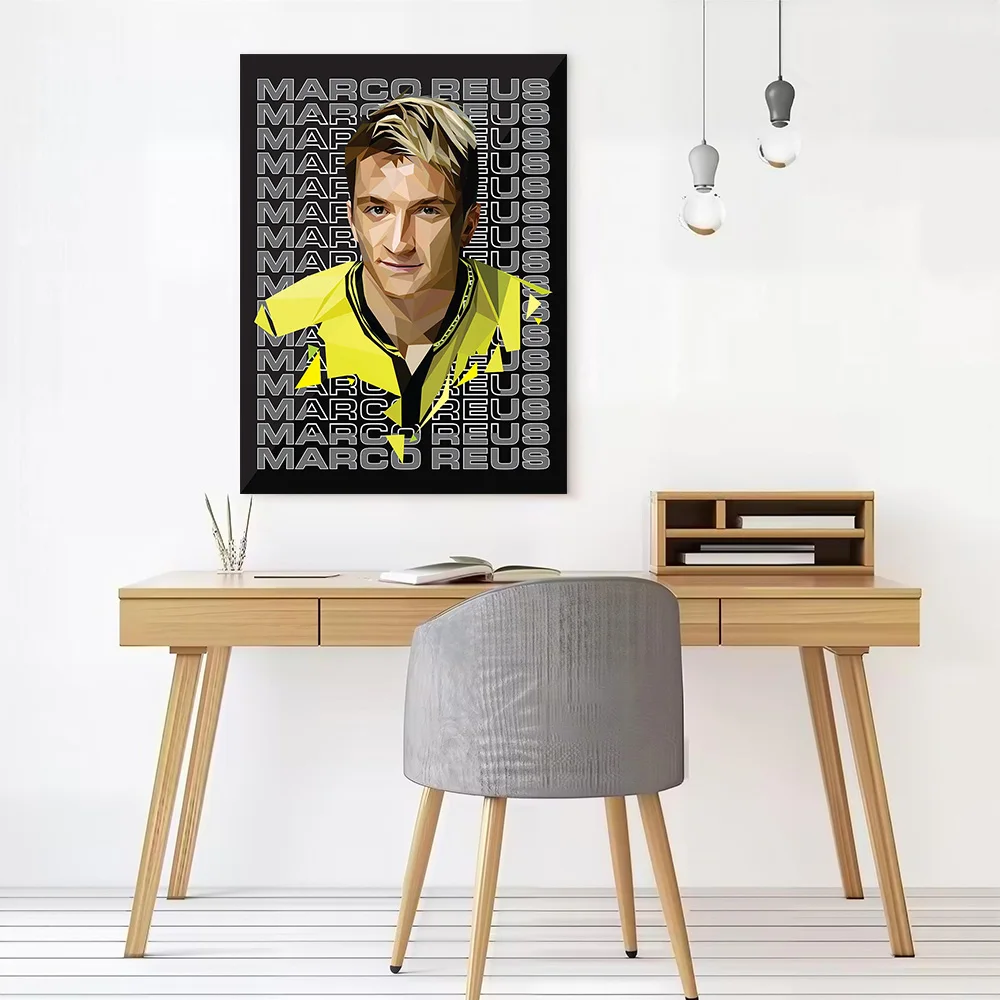 Marco Reus Canvas Poster Customizable Printed Canvas Painting Wall Art for Fans Walls Decoration Living Room Wand Deko Pictures