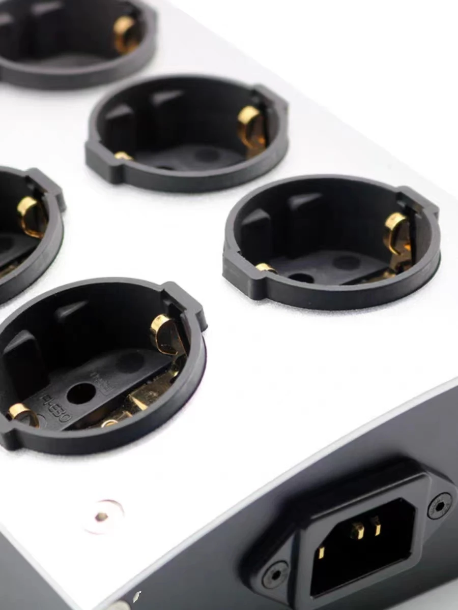 Hifi الصوت e-TP60 FI-E30 الاتحاد الأوروبي Shuko اليورو التيار المتناوب موزع الطاقة 125 فولت-250 فولت 50/60 هرتز 16A 16amp IEC مدخل مقبس توصيل كهربائي المخرج