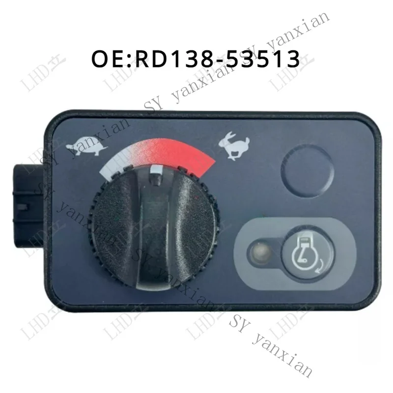 SY+ Throttle Controller Panel Assy RD13853513 For Kubota Excavator KX183 KX161 KX18