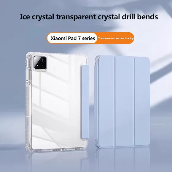 

Акриловый чехол для Xiaomi Pad 7 7Pro 11,2 2024 6 Pro 11 Poco PAD 12,1 Redmi Pad SE 8,7 4G SE 11 Pro 5G 12,1 Pro12.1 с слотом для ручки