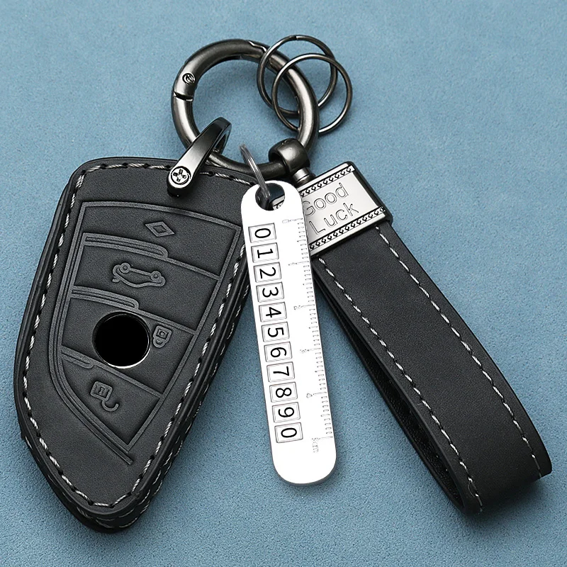 Car Smart Key Fob Case SKin Cover for BMW 3 4 5 Series 320i 530i 550i F20 F21 F30 F31 F25 F01 F02 Car Key Case