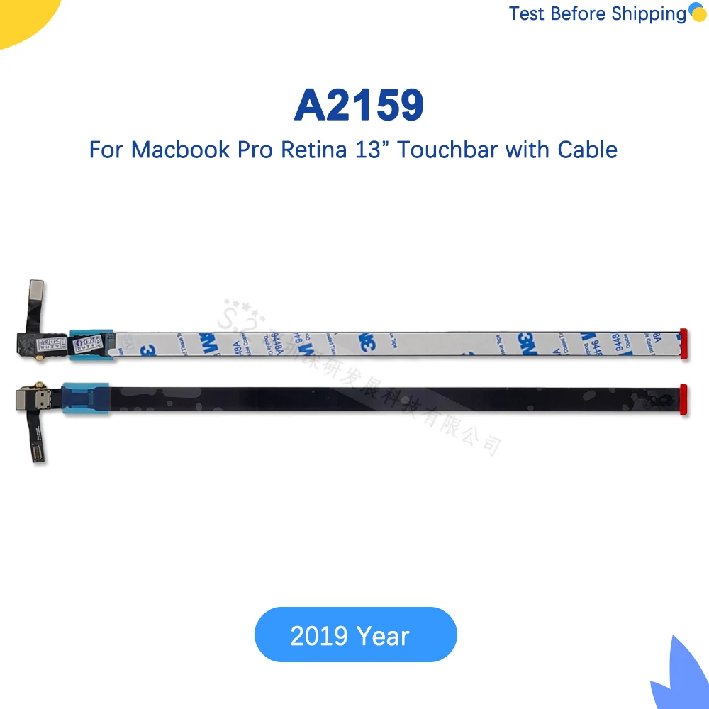 

Like New Original Dismantling A2159 Touchbar 2019 Year For Macbook Pro 13.3" A2159 Touch Bar Flex Cable Replacement