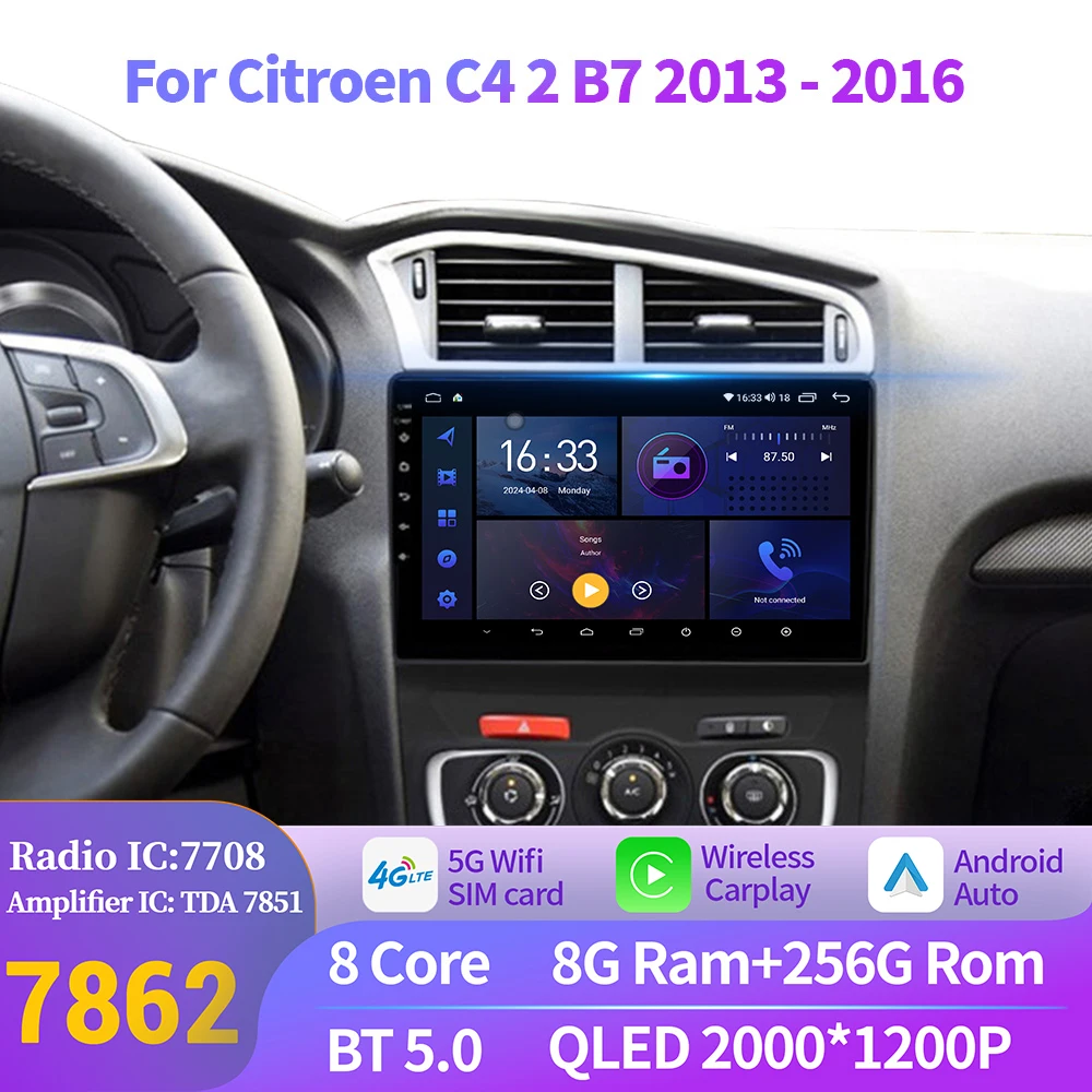 For Citroen C4 2 B7…