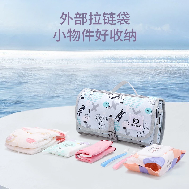 Diaper Pad Portable Baby Diaper Changing Bag Multifunctional Foldable Mother Baby and Mother Bag