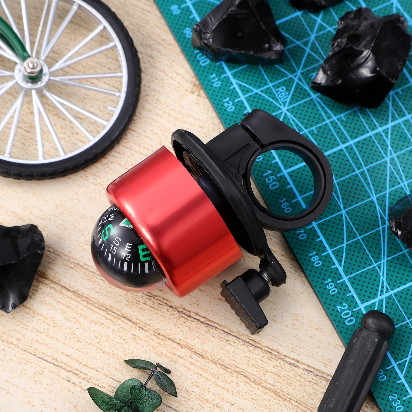 

【】Bicycle Bell Mountain Bike Warning Ring Durable Waterproof Outdoor Red Color Easy Install Practical Accessory