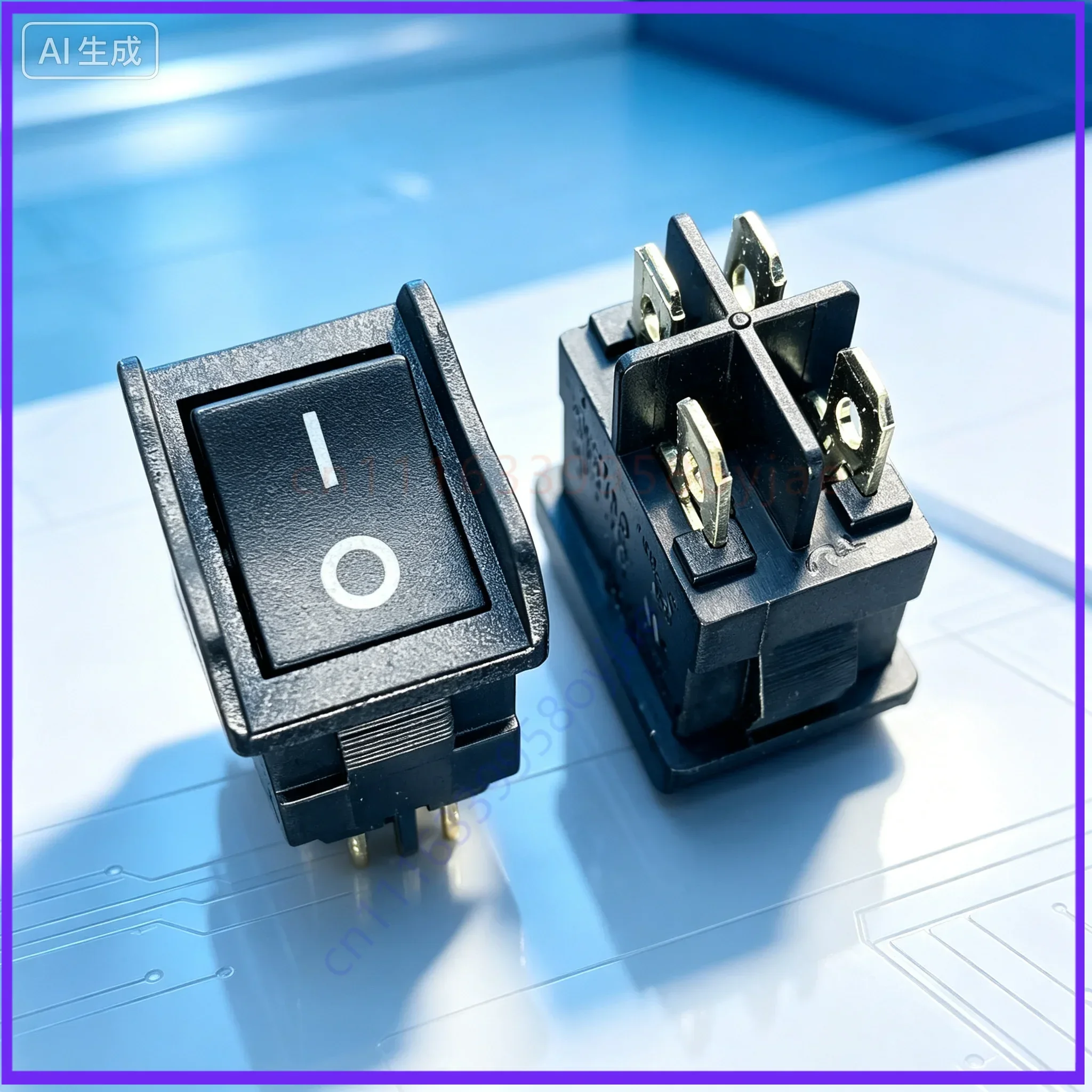 Button for R13 Rocker Switch 4Pin 2Gear 8A  30pcs