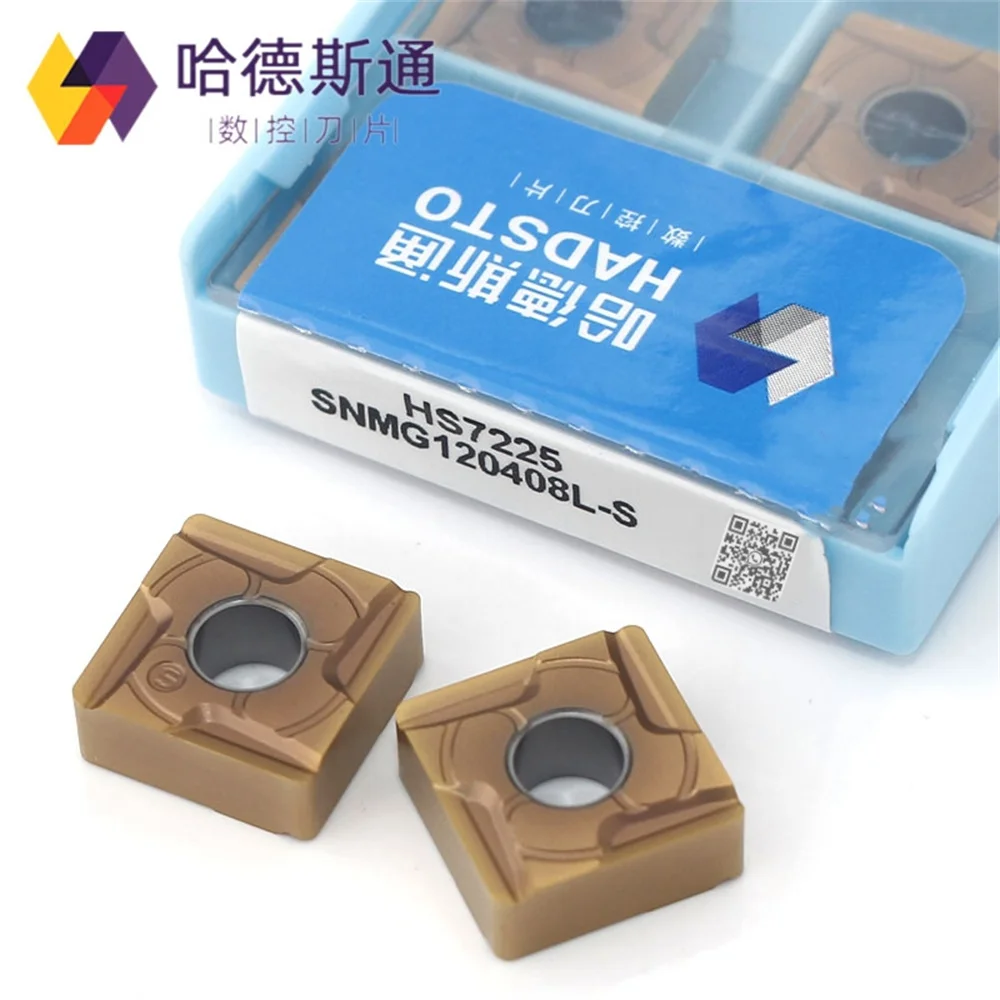 HADSTO SNMG120404 SNMG120408 SNMG120404L-S SNMG120412-GT HS7125 HS8125 HS7225 Carbide Insert SNMG Inserts