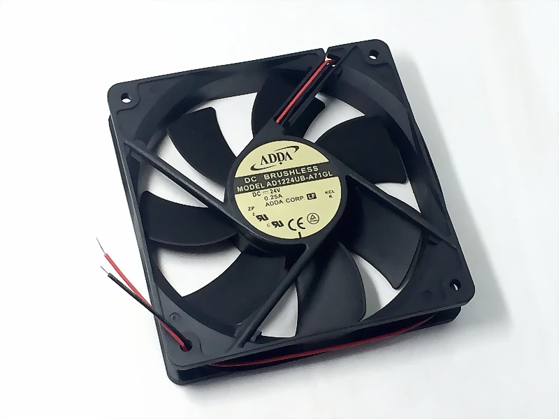 НОВЫЙ ОРИГИНАЛЬНЫЙ AD1224UB-A71GL DC24V 0,25A 12025 120x120x25 мм ОХЛАЖДАЮЩИЙ ВЕНТИЛЯТОР РАДИАТОР