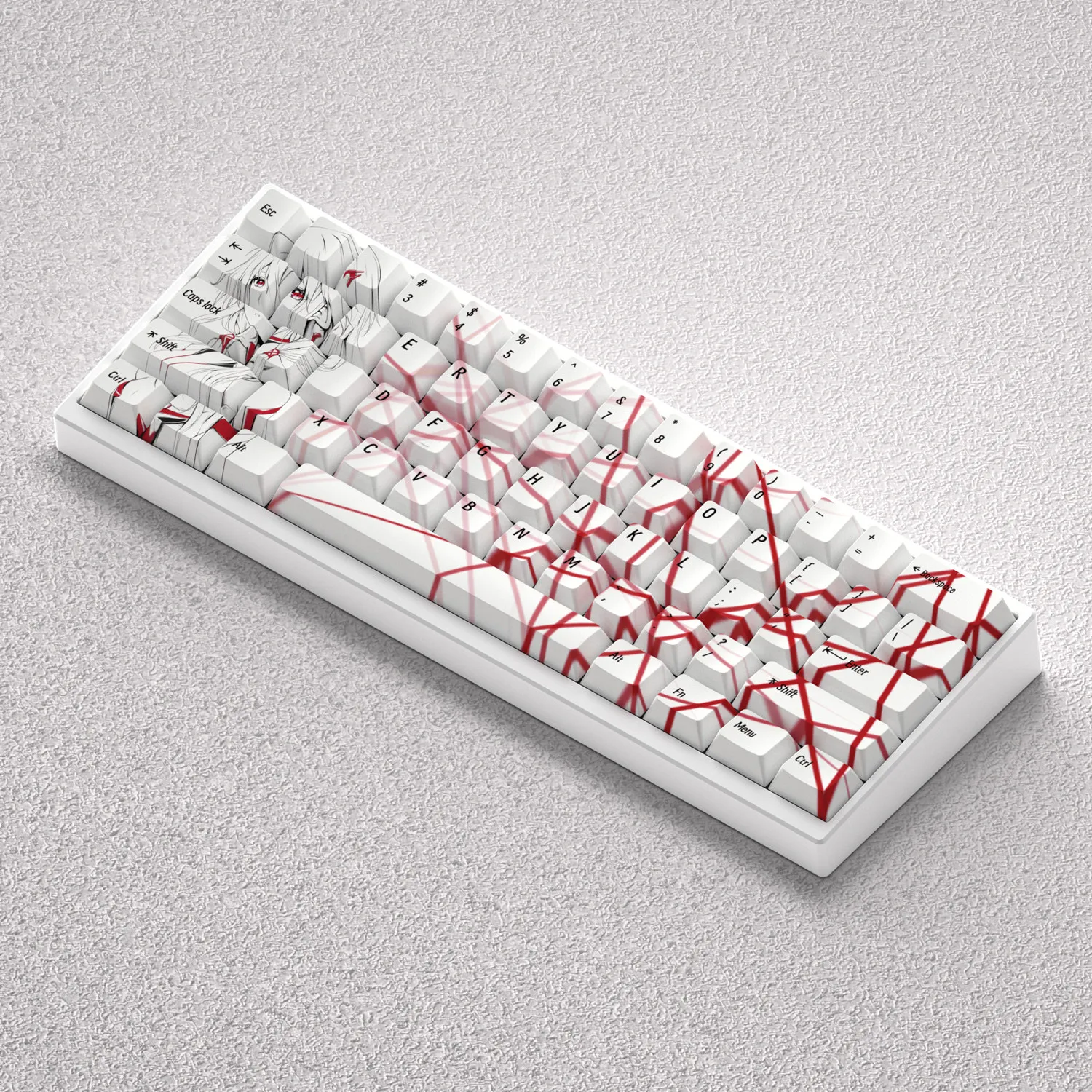 Two-dimensional Theme Original Height PBT Engraving Adaptation 60 63 64 65 68 Keyboard