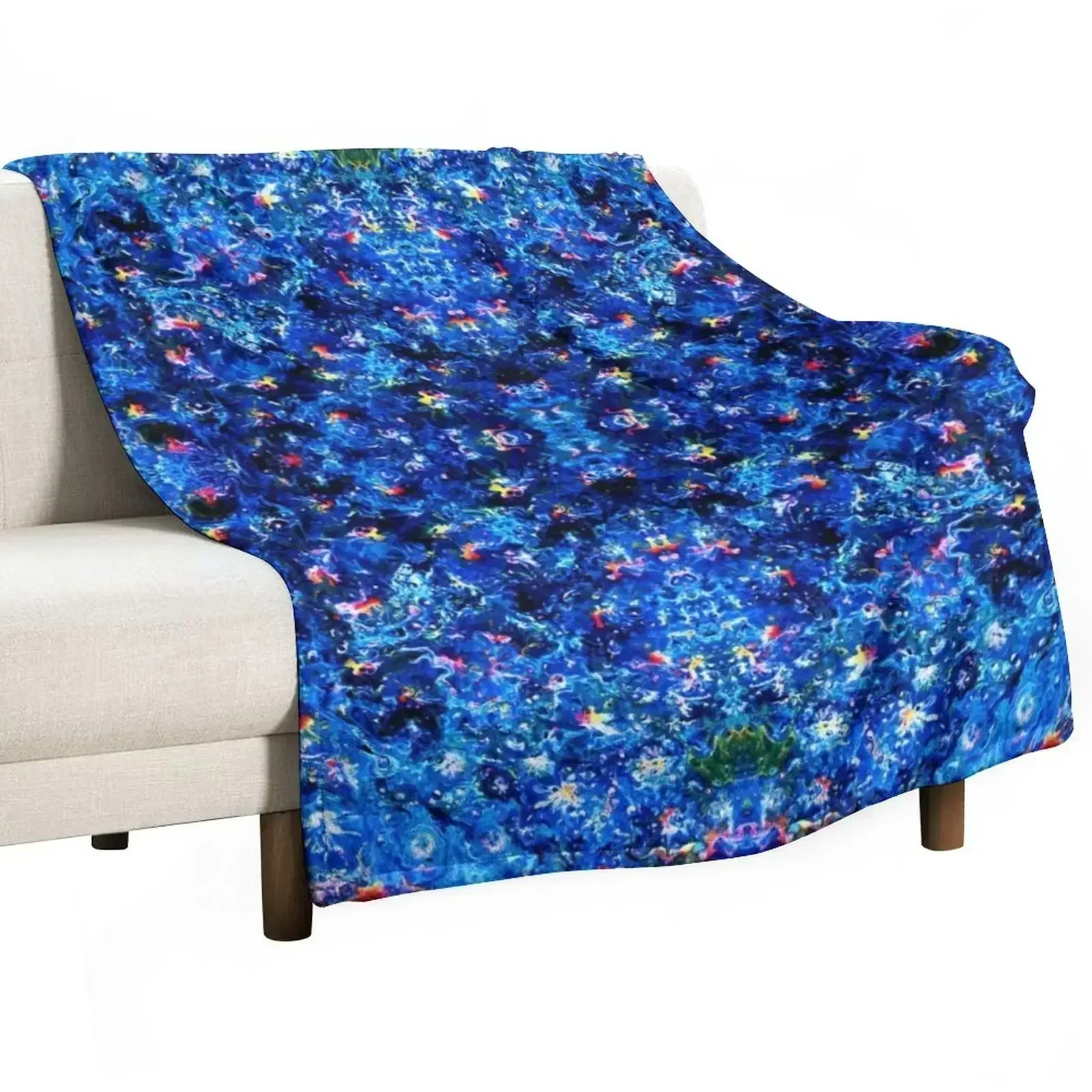 aquatic galaxy Throw Blanket Thermals For Travel Luxury Warm blankets and throws heavy to sleep Camping Blankets
