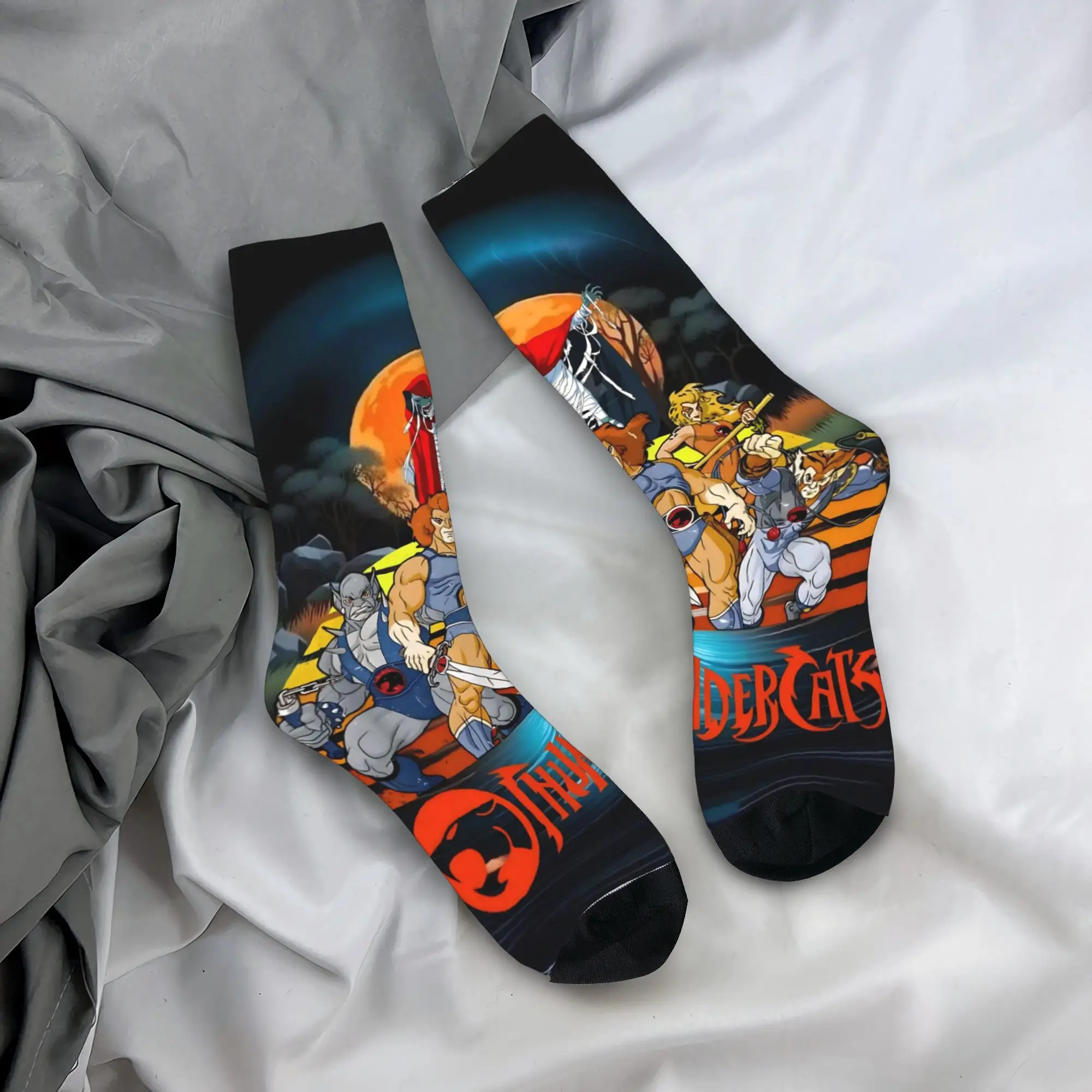 

Мужские носки Thundercats Heroic Adventure, Нескользящие дышащие носки, осенние забавные спортивные носки на открытом воздухе на заказ