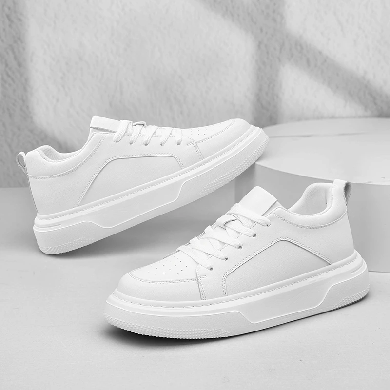 

Невидимые стельки для увеличения роста, парные белые кроссовки, дышащие и нескользящие повседневные спортивные кеды для мужчин