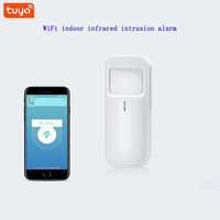 Tuya Indoor Infrared Intrusion Alarm WIFI Human Body PIR Motion Sensor Wide Angle Detector Emergency Alert Remote Monitoring