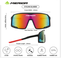 Merida Cycling Glasses Men women UV400 Eyewear Sports MTB /road Outdoor Goggles with box uv400